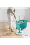 Happy Magic Mop Bucket with Wheels Teal - 4