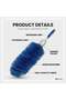 Duster with Soft Grip Handle Dusting Tool for Furniture and Shelves Blue - 3