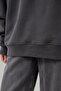 Women's Oversize Sweatshirt Empathy 3D Printed Smoked – Crew Neck, 3 Thread Raster Fleece - 7