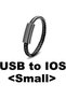 Short iPhone Charging Cable 7.9in Portable Fashion Bracelet Charger Personality Punk Braided Leather Wrist Data Transfer Cord for iOS ipad - 8