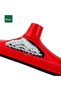 Plastic Floor Wiper with Black Single Foam Rubber and Brush 40cm 41 x 2 x 4 cm Red - 3