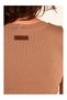 Tricou de bumbac basic bej InfiniteYou - 7