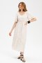 Rochie Risa Flowers bej deschis