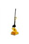 Upright Broom and Dustpan Set Dust Pan for Home Yellow