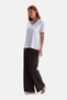 Brown-Dark Green Double Cotton Trousers Set - 3