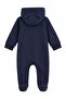 Gap Logo Ear Appliqué Zippered Fleece Baby Jumpsuit Dark Blue - 3