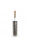 Slim Bottle Cleaning Brush with Wooden Handle and Hanging Hook 50cm Grey