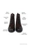 Women's Genuine Leather Boots with Eyelet Laces, Side Zipper, Layered Sole, Comfortable Fit, Stylish Boots Harken 028-03 - 3