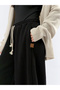 Black Oversize Women's Baggy Pants Coc3427 - 8