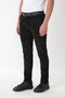 Comfort Fit Side Pocketed Dikine Ribbed Flexible Black Velvet Trousers P 1235 - 4