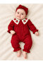 Baby Girl Strawberry Collared Jumpsuit Set 0–3/3–6/6-9 Months - 2