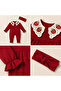Baby Girl Strawberry Collared Jumpsuit Set 0–3/3–6/6-9 Months - 6