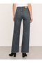 Bella Women's Brown Straight Leg Mid Waist Regular Fit Jean Pants - 3
