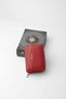 Genuine Leather Large Internal Volume Snap Fastener Women's Wallet Red - 65281 - 4