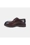 Men's Bitter Brown Laced Thick Soled Leather Classic Shoes - 3