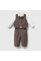Baby Boy Bow Tie Vest Suit 4 Piece Shirt Vest Pants Bow Tie
