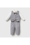 Baby Boy Bow Tie Vest Suit 4 Piece Shirt Vest Pants Bow Tie