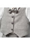 Baby Boy Bow Tie Vest Suit 4 Piece Shirt Vest Pants Bow Tie - 2