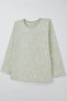 Girl's Pajama Set with Floral Pattern, Ages 9-12, Water Green - 6