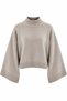 Mink Bat Sleeve Crop Sweater - 24136