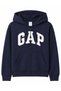 Gap kids hooded logo print navy blue cardigan navy blue - 5
