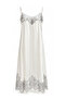 Ekru Satin French Lace Kimono & Nightgown Set - 2