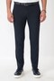 Slim Fit Side Pocket Stretchy Wool Navy Blue Trousers P 1232