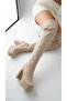 Women's Leather Look Platform Sole Thick Heeled Long Boots - 2