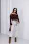 Piliseli Madonna Collar Buttoned Sweater - 6