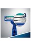 Blue Simple 3 Men's Disposable Razors 5 pcs - 3