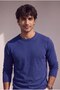 Classic Wool-Blend Crew Neck Men's Knitwear Sweater