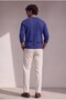 Classic Wool-Blend Crew Neck Men's Knitwear Sweater - 4