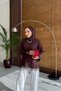 Dantelli Tunik Acı kahve - 3