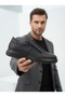 Zrj155 High Quality Zippered Men's Casual Sneaker - Black - 4