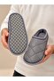Men's Non-Slip Sole Silent Insole with Plush Fur Inside, Home Slippers and Comfortable House Slippers - 3