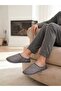 Men's Non-Slip Sole Silent Insole with Plush Fur Inside, Home Slippers and Comfortable House Slippers - 4