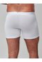 Men's 3-Piece White-Blue-Navy Blue Set in Special Box: Long Cut Boxer + Sports Athlete Undershirt - 7