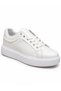 Unisex White Lace-Up Casual Sneaker Sports Shoes