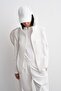 Zippered Stretch Blouse White - 3