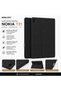 Clamshell Office Case for Nokia T21 Stand Function Magnetic Closure Black - 2