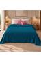 100% Cotton 220X240 cm Waffle Patterned, Pique Bed & Sofa Cover - 2