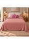 100% Cotton 220X240 cm Waffle Patterned, Pique Bed & Sofa Cover - 2