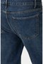 Lacivert Denim Pantolon - 5
