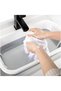 Folding Mop Bucket, Silicone Folding Bucket Household Flat Mop Bucket Outdoor Car Wash Bucket - 2
