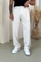 Washable Modal Baggy Trousers Cream - 2
