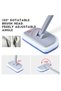 Floor Scrub Brush, 3-In-1 Tile Tub Floor Scrubber with Adjustable Long Handle Shower Cleaner Brush and 3 Detachable Replacement Brush Heads for Cleaning Bathroom Kitchen Walls Tub Tile - 5