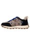 Women's Vegan Leather Cream Sneakers - Paperflower Design - 6
