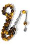 10 Pieces Round Model Natural Stone Glass Prayer Beads Set, Gift Prayer Beads, Wholesale Prayer Beads, Men's Prayer Beads - 3