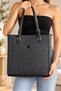 New Season Long Strap Women's Hand and Shoulder Bag Black - 2