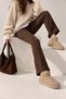 9002 Women's Premium Suede Fur Lined Winter Boots Beige - 2